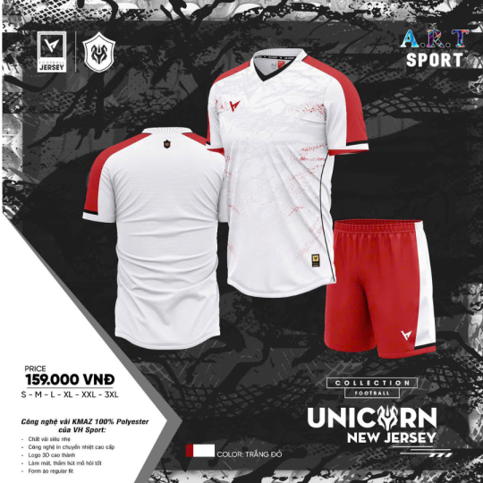 Quần áo đá banh VH Unicorn 