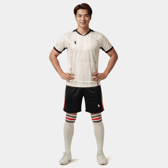 Bộ Quần Áo Bóng Đá Strivend V9 Kem