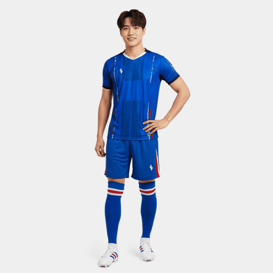 Bộ Quần Áo Bóng Đá Strivend V9 Xanh Bích