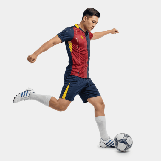 Bộ Quần Áo Bóng Đá Strivend V9 Xanh Đen